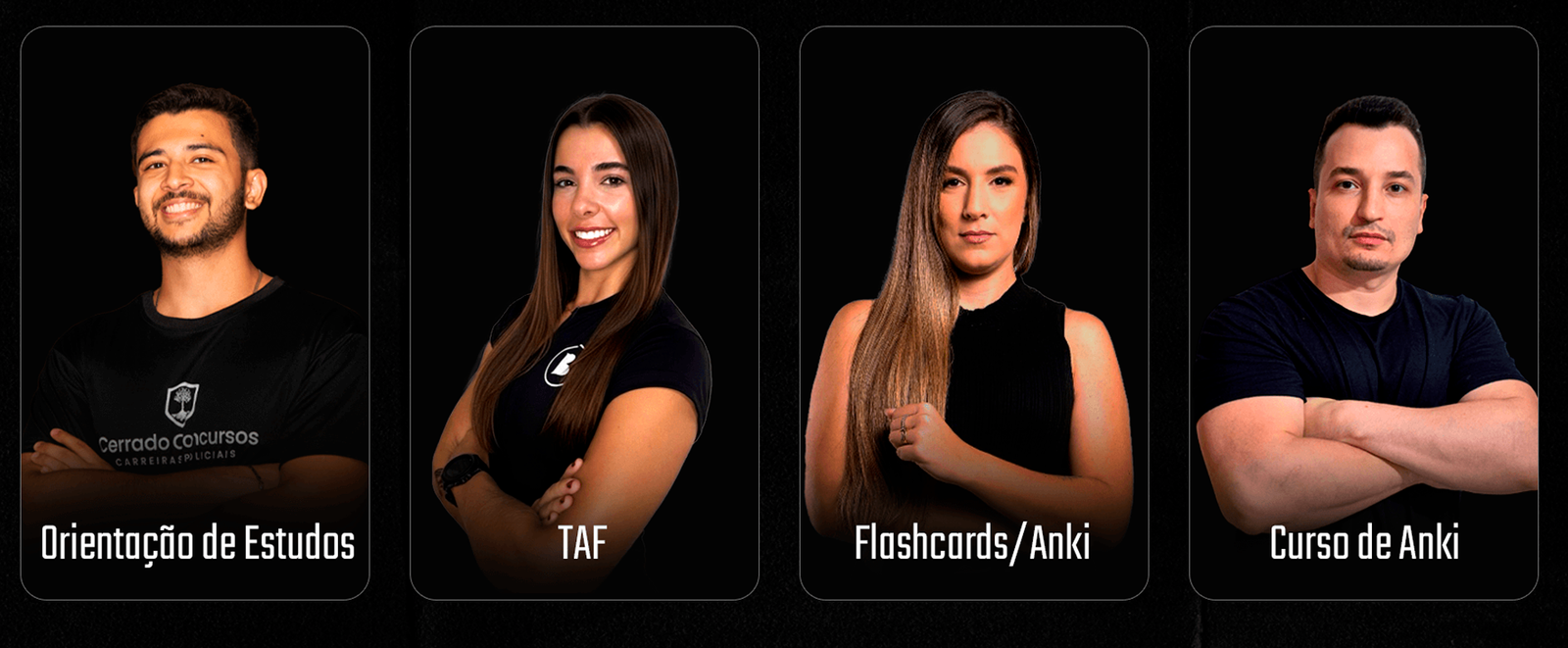 Mentores — TAF, Flashcards, Orientação de Estudos